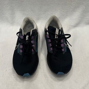 Nike Black and Blue Sneakers